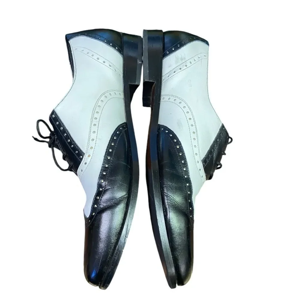 Basins two tons leather dress shoes great condition see pics sir 12